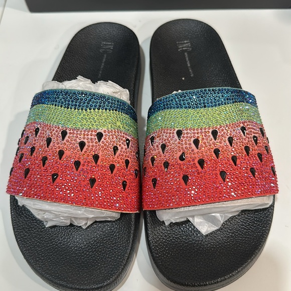 INC watermelon bling slides - Picture 2 of 8